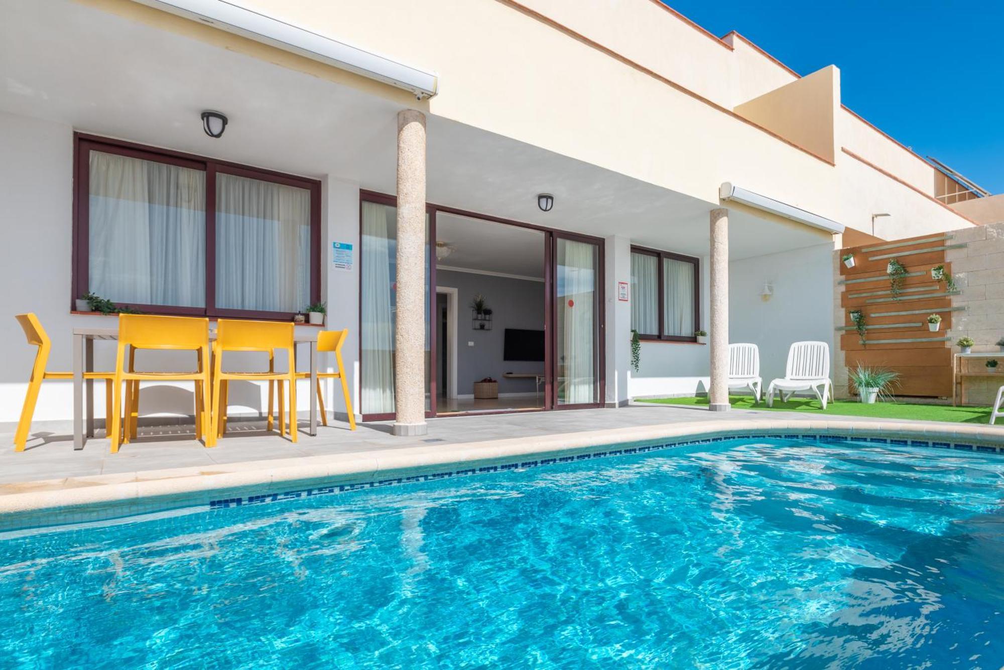 Casa Los Tejales With Climatized Private Pool Эль-Медано Экстерьер фото