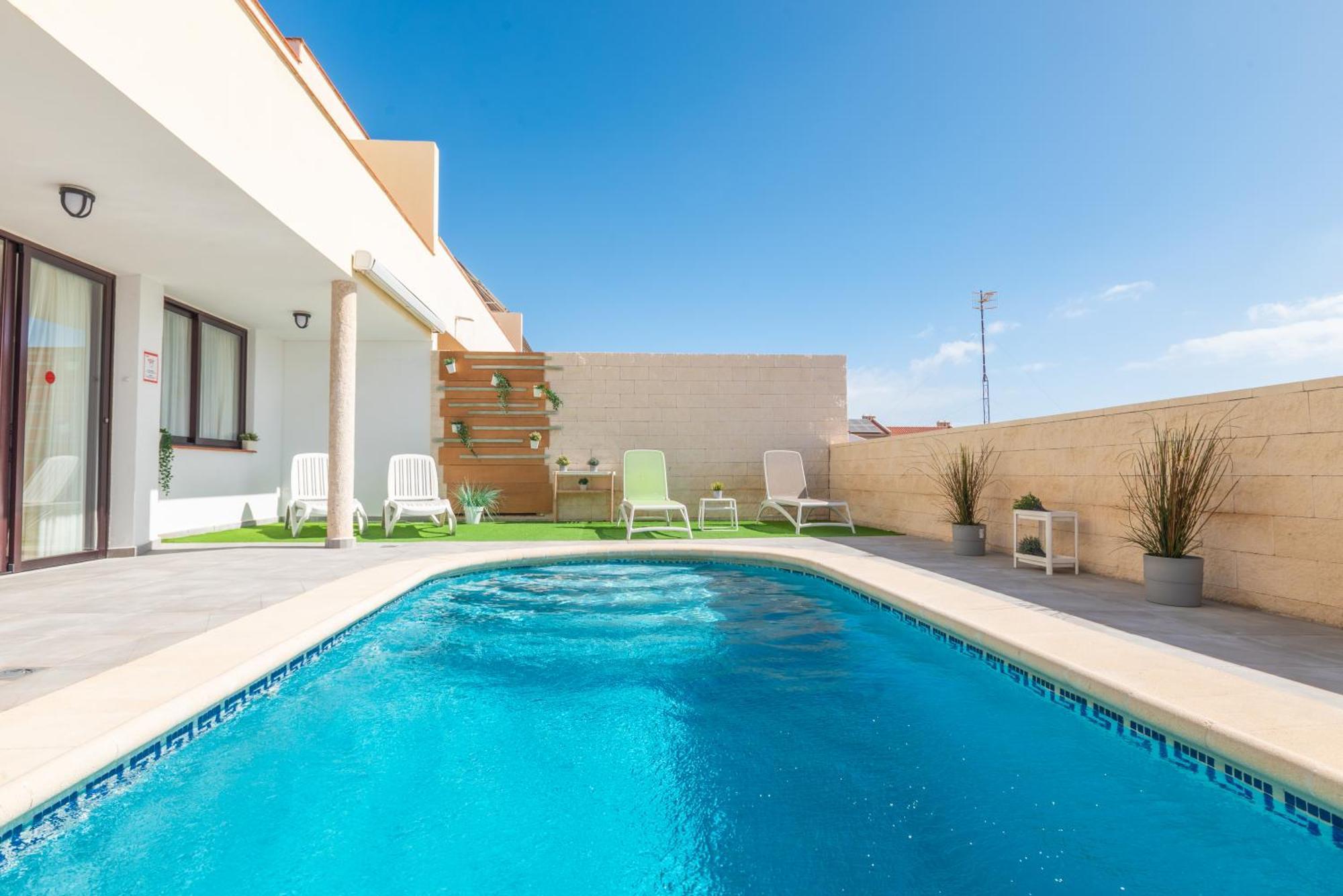 Casa Los Tejales With Climatized Private Pool Эль-Медано Экстерьер фото